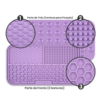 Tapete Alimentador Lento para Cães e Gatos | Silicone