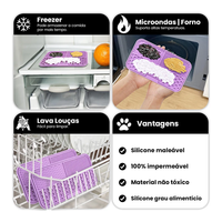 Tapete Alimentador Lento para Cães e Gatos | Silicone
