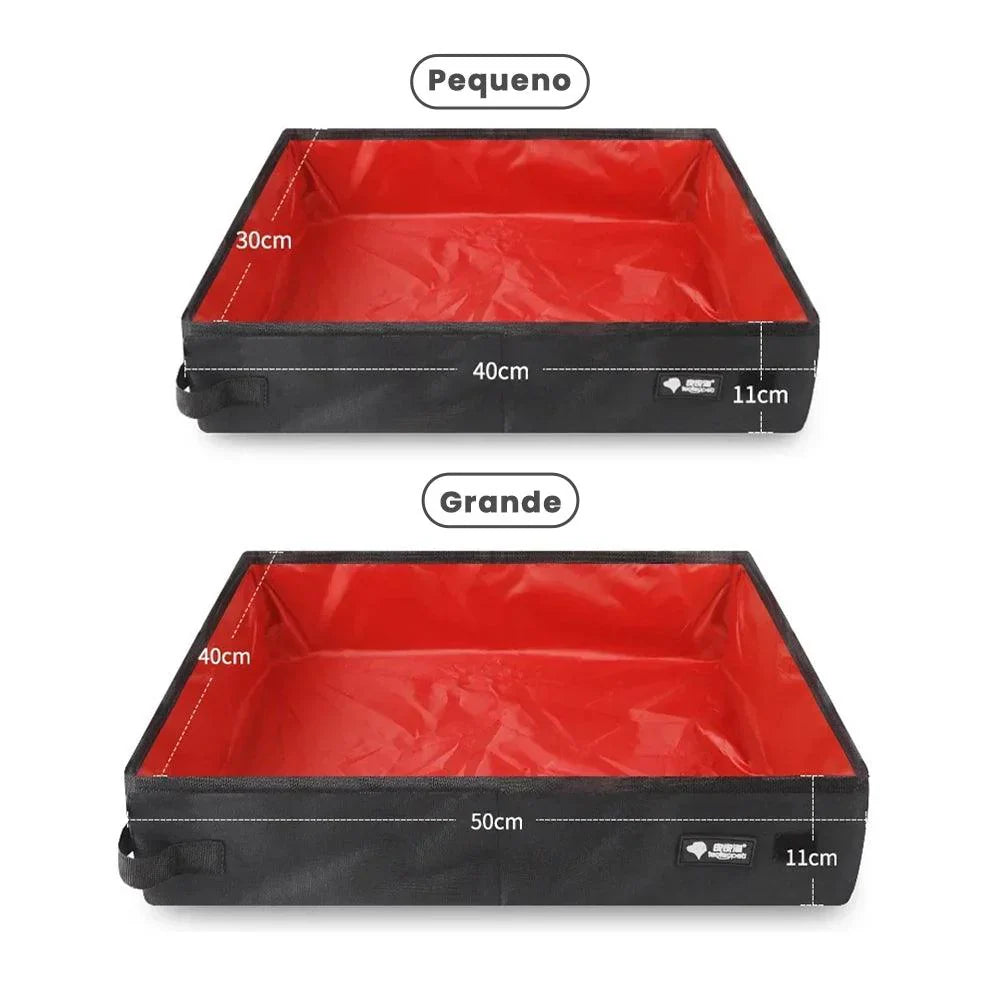 Caixa de Areia Dobrável para Gatos